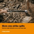 thumbnail image 4 of Fiskars X25 Forged Steel Blade 28" Splitting Axe, 4 of 9