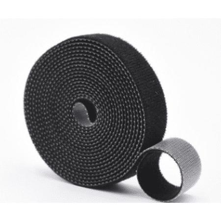 NavePoint Hook & Loop Cable Ties Roll - 1/2 Inch X 33ft, 2-Pack, Reusable Wire Organizer