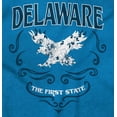 thumbnail image 2 of Cute Delaware Floral Eagle DE Girl Women's Graphic T Shirt Tees Brisco Brands 3X, 2 of 6