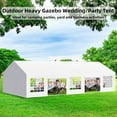 thumbnail image 4 of Soonbuy Party Tent 20 x 40 FT Outdoor Wedding Canopy Tents for Parties with Removable Sidewalls & 3 Storage Bags, Waterproof Gazebo Shelter, White, 4 of 7