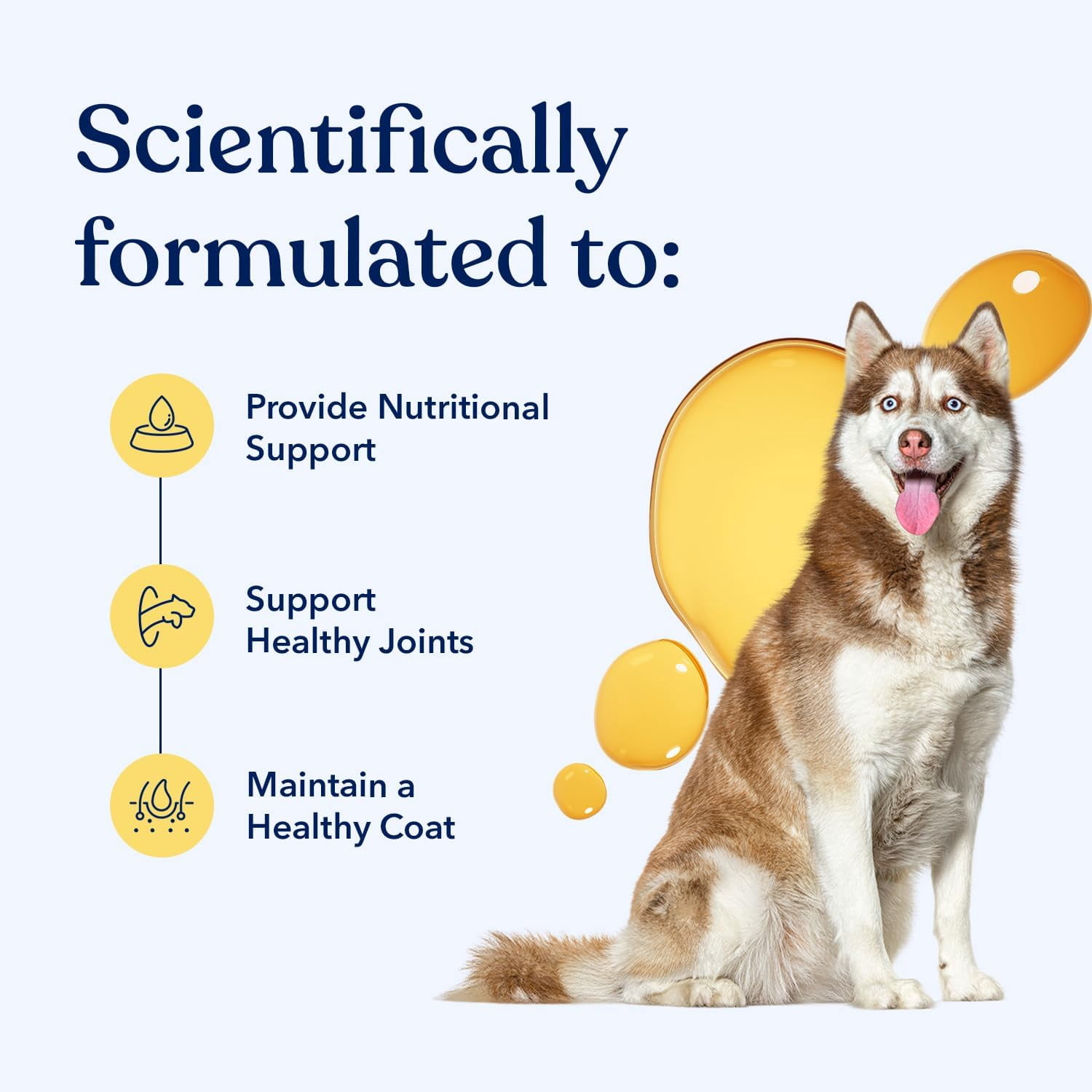 Honest Paws Omega-3 Fish Oil for Dogs with Wild Alaskan Salmon, Skin & Coat and Joint Health Support, 16 oz