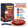 thumbnail image 5 of Midway magic Funnel Cake Mix- Red Velvet Flavor Homemade Funnel Cakes Makes 16-20- Complete Funnel Cake Maker Set for Easy Frying and Perfect Results, 5 of 6