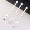 thumbnail image 5 of Juego de mini cucharas para rapé de 5 uds, pala de cuchara para olfatear con pajita de Metal, pala para polvo de rapé de oro plateado para suministros para el hogar (3 doradas + 2 plateadas)., 5 of 5