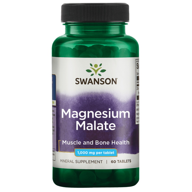 Swanson Magnesium Malate 150 mg 60 Tablets
