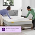 thumbnail image 2 of Colchón de Espuma Nooz Prime Queen Size Adulto y 2 Almohadas Responsive de Memory Foam Triturado blanco Queen Size, 2 of 7