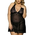 thumbnail image 2 of uublik Nights Dresses For Women Valentine's Day Night Gowns Soft Loungewear Sleepwear Black, 2 of 6