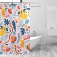 thumbnail image 2 of FREEAMG Sloth Shower Curtain Waterproof Fabric Bath Curtain with Hooks for Bathtub Bathroom Decor, 60 x 72 Inch, 2 of 6
