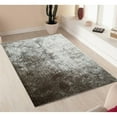 thumbnail image 4 of Amazing Rugs, LLC. Fuzzy Shaggy Hand Tufted Area Rug Silver 8' x 11' 8' x 10', 4 of 5