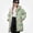 Green, variant on Girls Parka Jacket Thicken Puffer Winter Warm Hooded Jacket Solid Color Full Zipper Quilted Coat Pink Size 2T