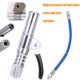 thumbnail image 3 of Muyoka Acoplador de herramienta de engrase 10000 PSI Bloqueo r谩pido y liberaci贸n Punta de herramienta de engrase sin fugas con manguera de 11.8" Acero inoxidable 1/8" NPT Accesorios de herramienta de, 3 of 7