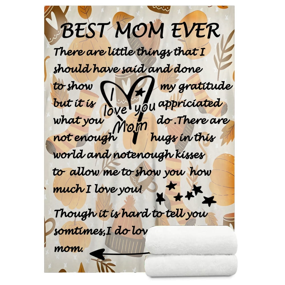  Mother in Law Gifts from Daughter, Birthday Gifts for Mother in  Law, Christmas Birthday Mother's Day Thanksgiving Day, Best Mom in The  World (65 X 50 Inches) : Home & Kitchen