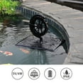 thumbnail image 3 of Solar Powered Fountain Pump, Solar Bird Bath Fountain 4W High Capacity Battery IP68 Waterproof 4 Modes LED Color Light  Switch with Windmill for Garden, 3 of 8