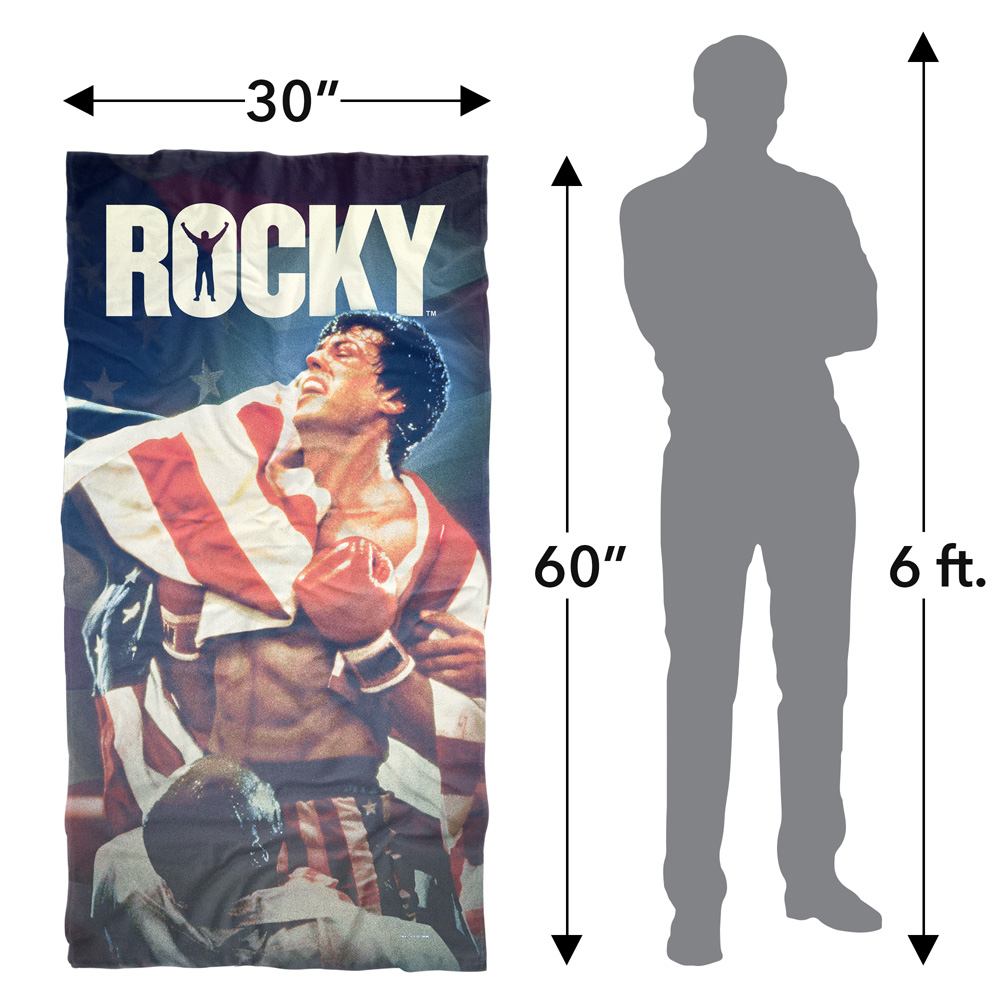 Rocky Beach Towel, 30"x60", Raise Up Beach Towel