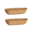 thumbnail image 2 of 2Pack Natural Coconut Coir Trough Liners - Channeled Cocoa Liners for Wall Window Fence Garden Planter Baskets(Yellow 14 Inch), 2 of 6