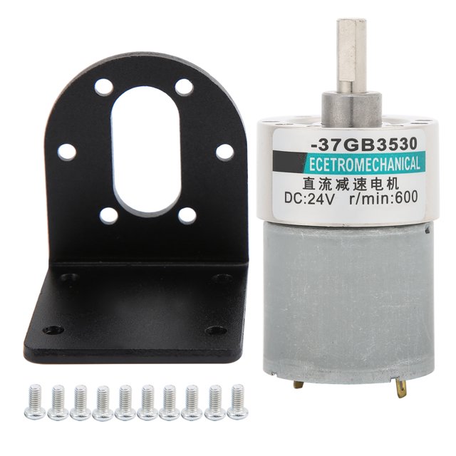 Oubit DC Low Speed Motor,DC Gear Motor Micro Permanent Magnet Motor DC Gear Motor Meticulously Designed