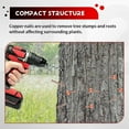 thumbnail image 5 of 25pcs Copper Nails for Tree Cutting, 3.5 Inch Pure Copper Nails Bulk, Tree Stump Removal Nails Hardware N, 5 of 5