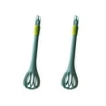 thumbnail image 2 of 3-in-1 Whisk & Food Tongs Set, 12" Nylon Multi-Use Hand Whisk with Lock Feature, Non-Slip Handle for Baking, Cooking, Serving, 2 of 7