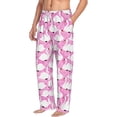 thumbnail image 6 of Logiee Beautiful Swans Print Pajama Pants for Men,Men’s Pajama Bottoms,Mens PJ Pants with Pockets & Button Fly-Medium, 6 of 6