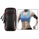 thumbnail image 3 of Brazalete universal para teléfono móvil, deportivo, para correr, gimnasio, soporte para el brazo, bolsa de muñeca Negro rojo, 3 of 9