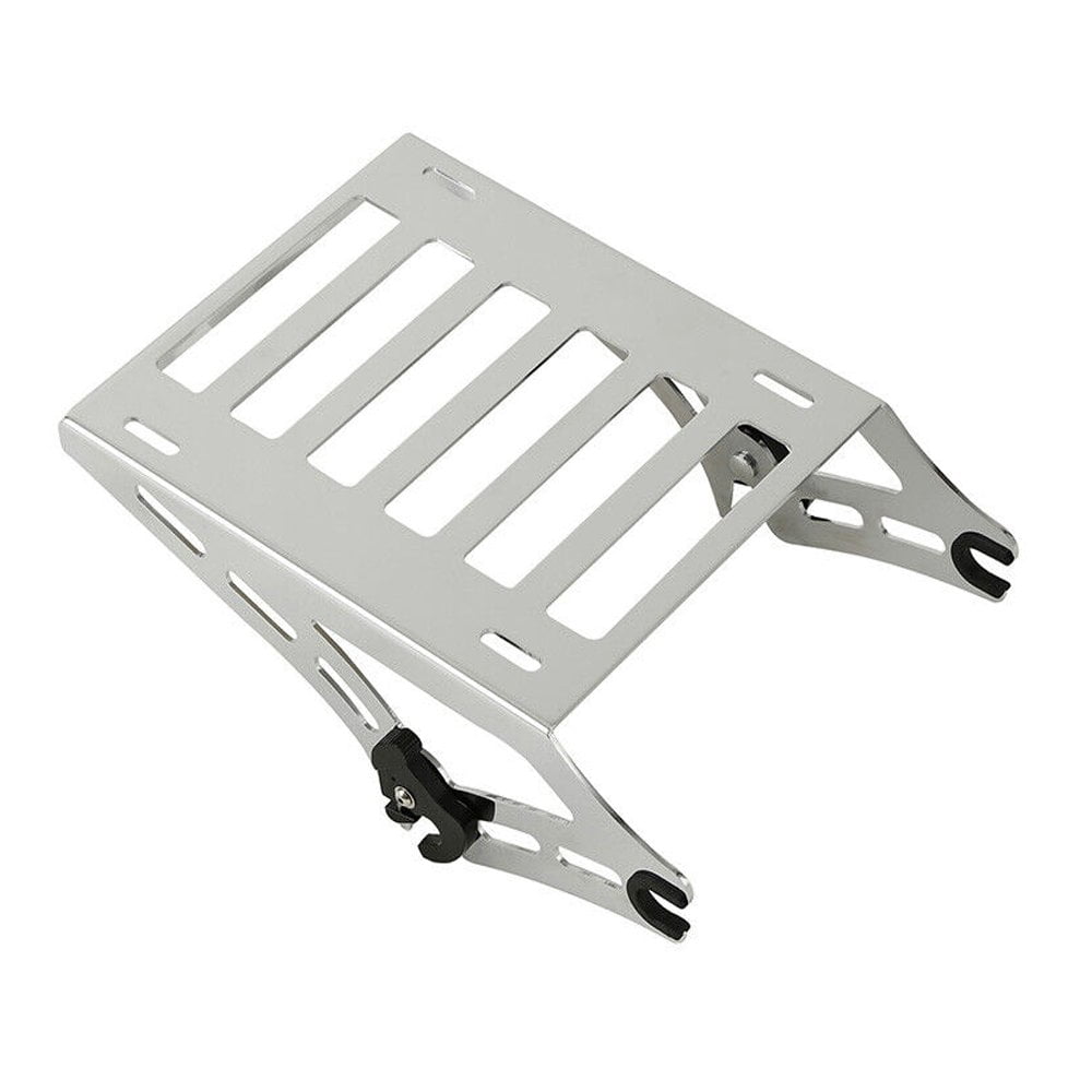 Detachable 2-Up Tour Pak Mount Rack + Docking Kit For Harley Touring (1997-2008)