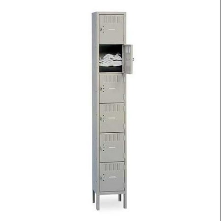 - TENNSCO BS6-121512-1MG Box Locker, (1) Wide, (6) Person, 6 Tier