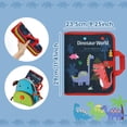 thumbnail image 3 of Boys Toys 3-4-5-6 Year Olds Kids Girl Gifts for 3 4 5 6 Year Old Boys Birthday Gifts for 3-6 Year Old Girl Drawing Board Book Travel Toys for 3-6 Year Olds Girl Dinosaur Book Art Crafts Christmas Toy, 3 of 7
