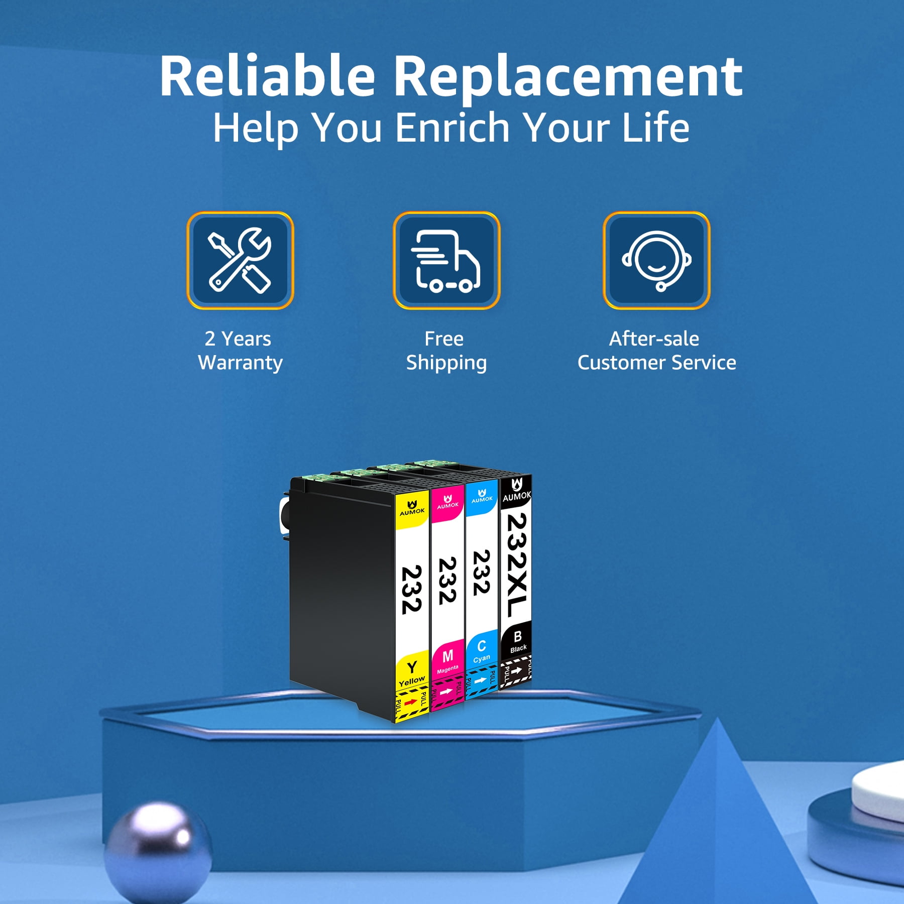 Amazon.com: 232XL Ink cartridges Combo Pack Replacement for