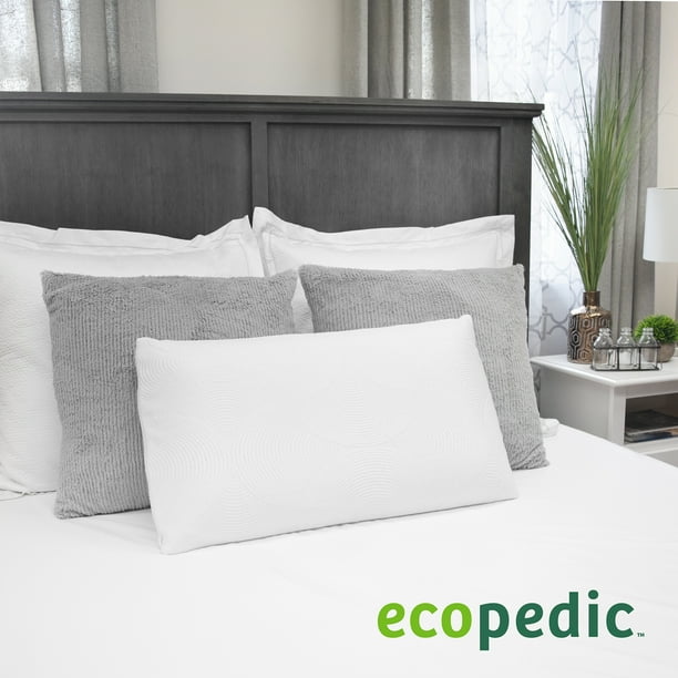 EcoPEDIC Natural Talalay Latex Standard/Queen Bed Pillow