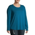 thumbnail image 4 of Terra & Sky Long Sleeve Pullover Relaxed Fit T-Shirt (Women's Plus) 1 Pack, 4 of 6