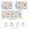 thumbnail image 2 of Yayeee Pillowcase Standard Size Set of 2 Satin Wrinkle Resistant Pillow Case, Cute Easter Eggs, 2 of 8