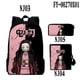 thumbnail image 1 of Demon slayer nezuko mochila escolar bandolera estuche de lápices conjunto de tres piezas, 1 of 4