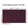 thumbnail image 3 of Feelyou Bohemian Damask Fabric by the Yard 5 Yards, Mandala Floral Home Decor Fabric by the Yard, Western Baroque Style Sewing Fabric, Super Cozy Room Decor, 3 of 6