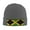 Deep Heather, variant on Retro Jamaican Flag Winter Beanie Hats for Men Women Warm Cozy Knitted Cuffed Skull Cap Deep Heather