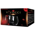 Vivocci Unbreakable Plastic Stemless Wine Glasses 20 oz Set of 2 Dishwasher Safe Shatterproof