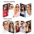 thumbnail image 2 of Gafas de Sol SOJOS Retro Vintage Redondas SJ1104 Plata/Plata, 2 of 5