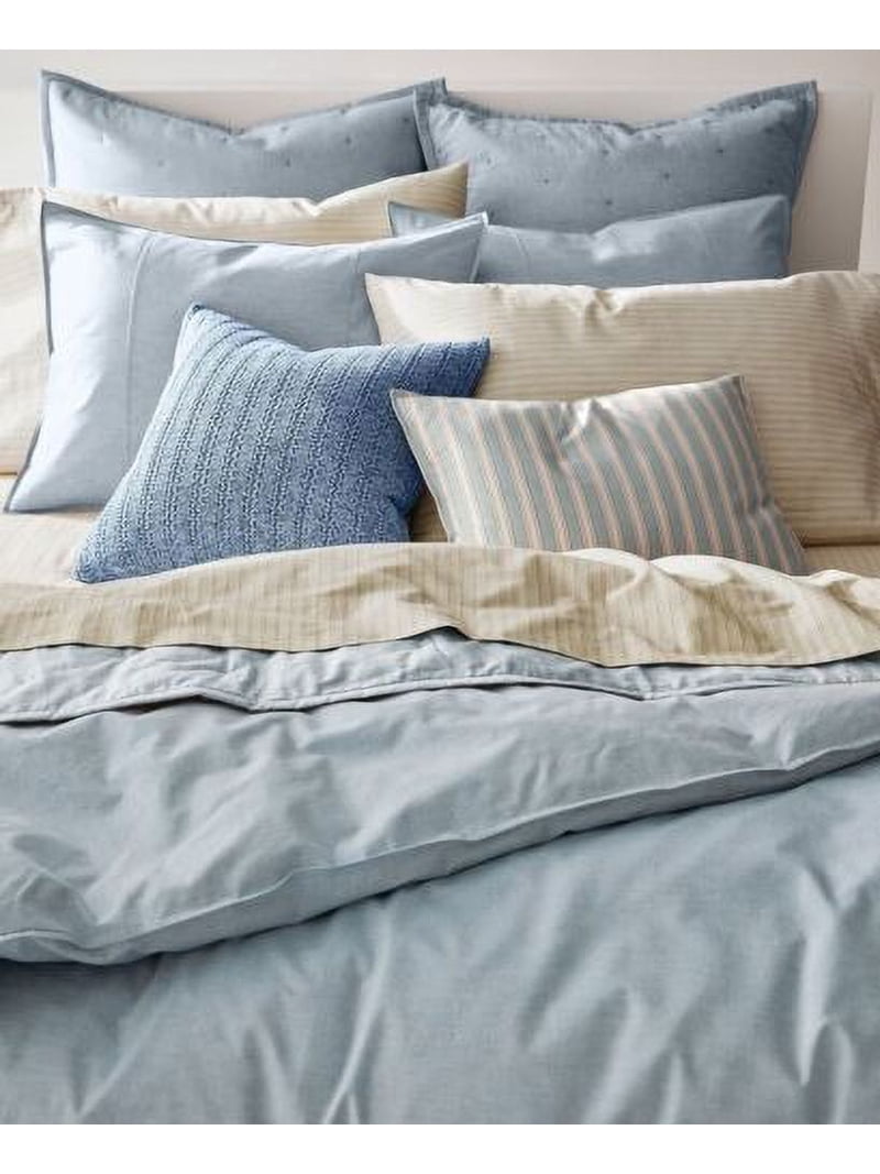 Ralph Lauren Full/Queen Cotton Chambray Graydon Melange Duvet
