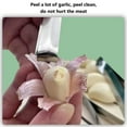 thumbnail image 4 of Wzzjkit Garlic Peeler - 3 Pcs Stainless Garlic Tweezers Easy Faster Multi Functional Garlic Skin Remover Set, 4 of 9