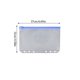 thumbnail image 5 of Seitruly Contenedor de bolsa con cremallera de 10 piezas, prácticos archivadores impermeables, contenedores de almacenamiento para documentos simples Carpetas de archivos A6 azul, 5 of 5