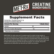 MET-Rx Creatine Monohydrate Powder, 80 Servings