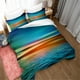 thumbnail image 2 of 3D Sunset Sky Sea Landscape Quilt Cover Set Ropa de Cama Funda Nórdica Fundas de Almohada, 2 of 3