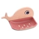 thumbnail image 1 of Naiovety Estante de almacenamiento Dido, estante de baño impermeable de plástico, soporte organizador de drenaje montado en la pared Juegos de accesorios de baño rosado, 1 of 6