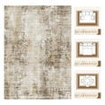thumbnail image 6 of FEELHOME 5'x7' Area Rug Machine Washable Vintage Distressed Abstract Rug Non Slip Soft Carpet for Living Room Bedroom Dining Room Office Brown, 6 of 8