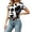 Y2-White, variant on Miaoju Western Shirts for Women Cow Shirt Vintage Western Outfits Western T Shirt Cowgirl Outfits Cattle Tops, White M