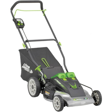 Earthwise 60420 20-Inch 40-Volt Lithium Ion Cordless Electric Lawn Mower...