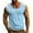 Blue, variant on Wyobmus Men's Workout Hooded Tank Tops Sleeveless Gym Hoodies Slim Fitted Bodybuilding Muscle T-Shirt Casual Cut Off Vest With Drawstring S-3X Blue