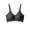 Black, variant on New Women Traceless Women's Comfortable and Breathable Ultra Thin Breastfeeding Bra Detachable Breastfeeding Bra