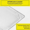 thumbnail image 3 of NOGIS Air Fryer Oven Basket - Replacement Air Fry Basket for SP101 Air Fryer Oven, Stainless Steel Air Fryer Basket Accessories for SP100, SP101B1, SP101C, 3 of 7