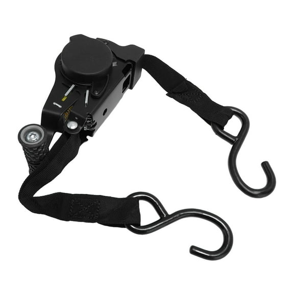 Retractable Auto Ratchet Strap, Auto Ratchet Strap High Security Long Service Life Portable for Self Driving Tour