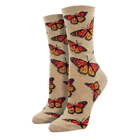 

Print Socks For Women Girls Butterfly Print Colorful Pattern Novelty Cute