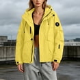 thumbnail image 6 of Women's Waterproof Rain Jackets Oversized Loose And Hooded Windproof Outdoor Mountaineering Water- Full-zip Parka Casual Jacket, 6 of 8